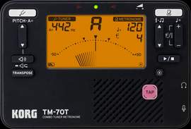 Korg TM-70T Tuner/Metronome Black
