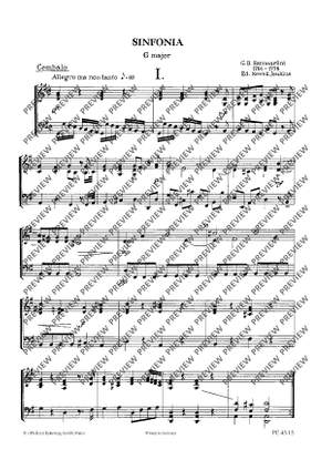 Sammartini, Giovanni Battista: Sinfonia G Major J-C 39