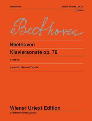 Beethoven: Piano Sonata Op. 79 op. 79