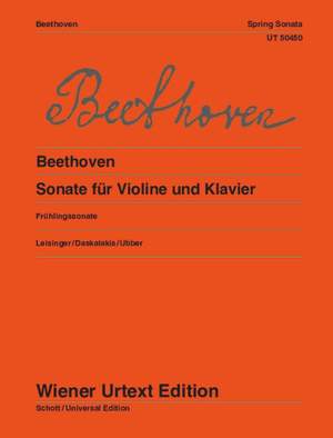 Beethoven, L v: Sonate für Violine und Klavier op. 24