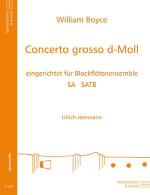 Boyce, W: Concerto grosso d-Moll