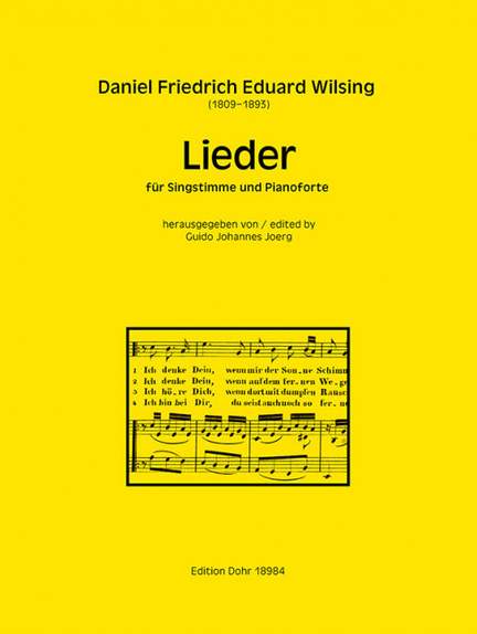 Wilsing, D F E: Lieder