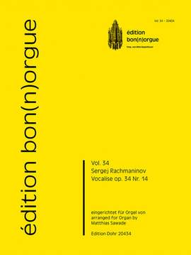 Rachmaninoff, S W: Vocalise op. 34/14 Vol. 34