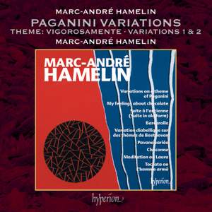 Hamelin: Variations on a theme of Paganini: Theme. Vigorosamente - Var. 1 & Var. 2. Pochissimo più mosso
