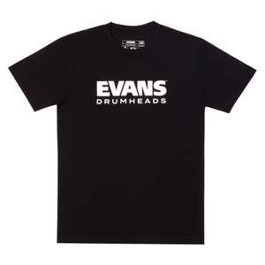 EVANS Logo T-Shirt, White, S