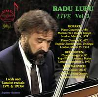 Radu Lupu: Live, Vol. 3