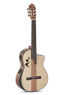 Manuel Rodriguez: Classical Guitar - Café Cortado Curly Walnut