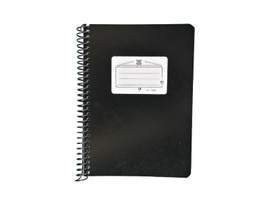 Marschmappe schwarz hoch 9x13 cm 25 Taschen