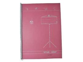 Notenbuch A4 hoch Spiralheftung 14 Systeme