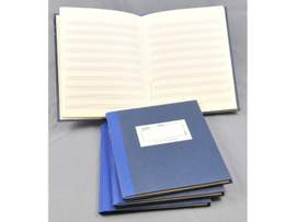 Notenschreibbuch handgebunden 10 Systeme