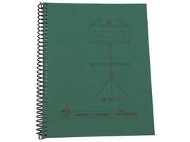 Notenbuch Marschformat hoch Spiralheftung 12 Systeme