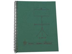Notenbuch Marschformat hoch Spiralheftung 12 Systeme