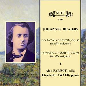 Brahms: Two Cello Sonatas
