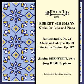 Schumann: Works for Cello & Piano