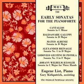 Early Sonatas for the Fortepiano