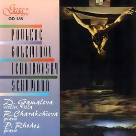 Poulenc. Goleminov. Tchaikovsky. Schumann
