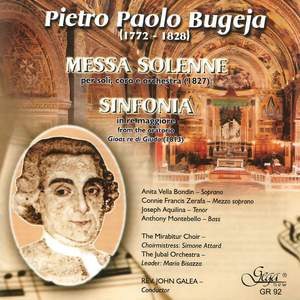 Pietro Paolo Bugeja: Messa Solenne and Sinfonia
