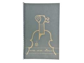 Notenbuch Oktavformat hoch Spiralheftung 12 Systeme