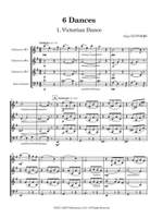 Guy Cuyvers: 6 Dances for Clarinet Quartet Product Image