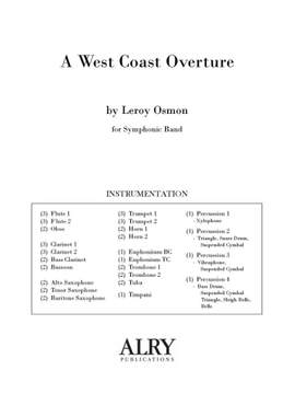 Leroy Osmon: A West Coast Overture for Concert Band