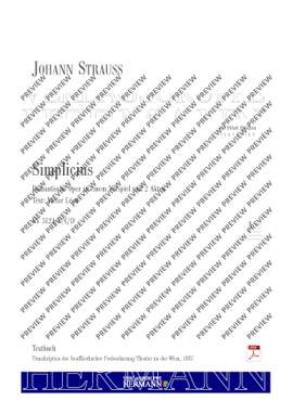 Strauß (Son), Johann: Simplicius (Libretto)