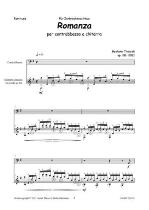 Gaetano Troccoli: Romanza for Guitar and Double Bass