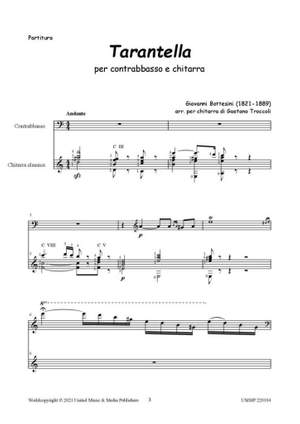 Giovanni Bottesini: Tarantella for Guitar and Double Bass