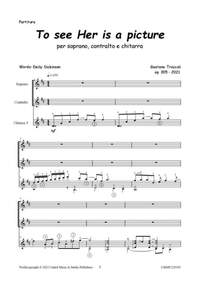 Gaetano Troccoli: To See Her is a Picture for Two Voices and Guitar
