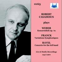 Robert Casadeus plays Weber, Franck and Ravel