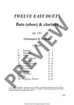 Twelve Easy Duets, op. 141 Product Image