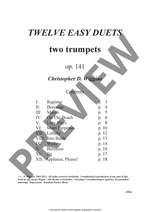 Twelve Easy Duets, op. 141 Product Image