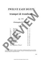 Twelve Easy Duets, op. 141 Product Image