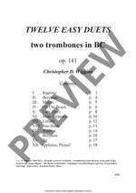 Twelve Easy Duets, op. 141 Product Image
