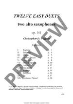 Twelve Easy Duets, op. 141 Product Image