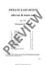 Twelve Easy Duets, op. 141 Product Image