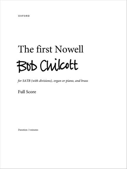 Chilcott, Bob: The first Nowell