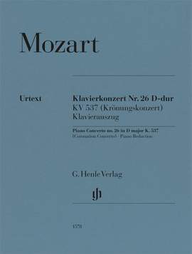 Mozart, W A: Klavierkonzert Nr. 26 D-dur D major KV 537
