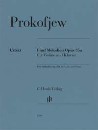 Prokofiev: Five Melodies, op. 35a