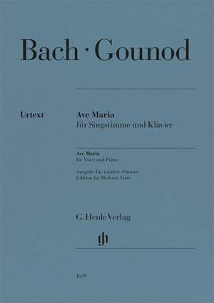 Bach/Gounod: Ave Maria (Medium Voice)