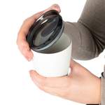 8oz HuskeeSteel Cup & Lid - White Product Image