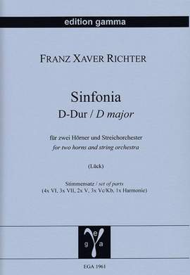 Franz Xaver Richter: Sinfonia D-Dur