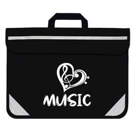 Duo Heart Music Bag (Black)