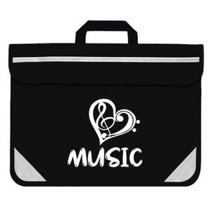 Duo Heart Music Bag (Black)