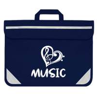Duo Heart Music Bag (Navy)