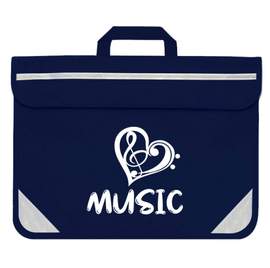Duo Heart Music Bag (Navy)