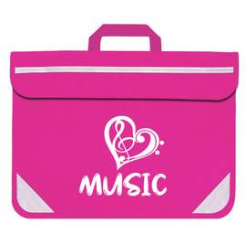 Duo Heart Music Bag (Pink)