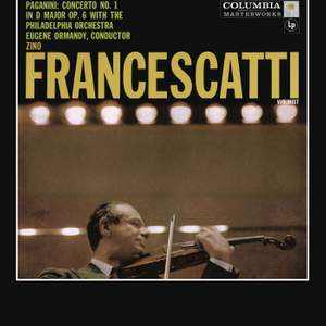 Paganini: Violin Concerto No. 1 in D Major, Op. 6