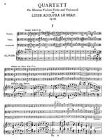 Luise Adolpha Le Beau: Quartet for piano, violin, viola & violoncello Op. 28 Product Image