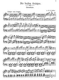 André Grétry: Les Deux Avares (Die beiden Geizigen), Komische Oper in zwei Akten