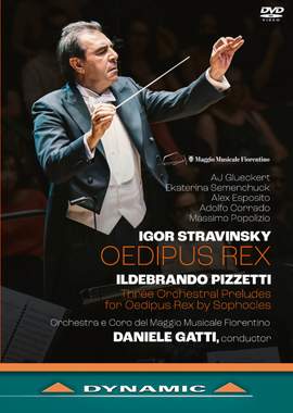 Stravinsky: Oedipus Rex & Pizzetti: Three Orchestral Preludes for Oedipus Rex By Sophocles